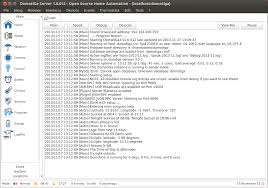 Domotiga main screen Domotiga